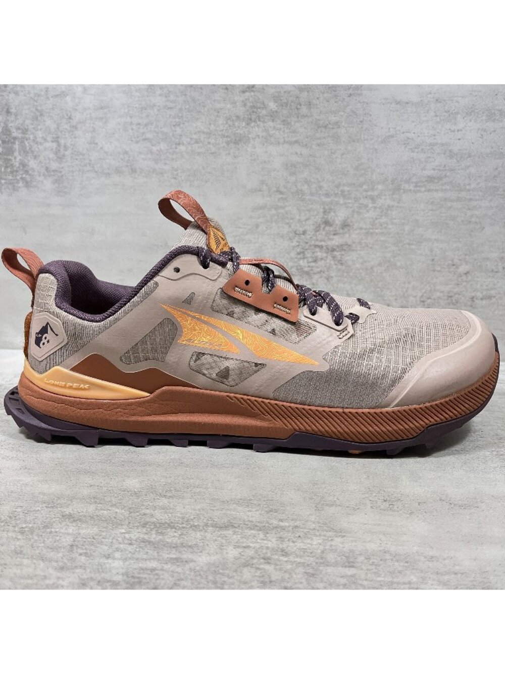 Altra Lone Peak 8 Zero Drop Trail Running Shoes - Women's Size 11 - Orange - Picture 4 of 9